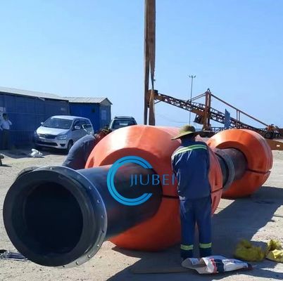 カスタマイズされたオレンジまたは黄色の浮遊型HDPEパイプ