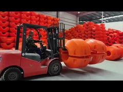 浚渫プロジェクト用の耐久性のある HDPE パイプフローター