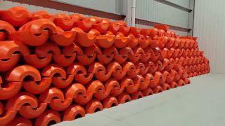 過酷な水域用の耐久性のある HDPE パイプフローター