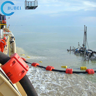 RotomouldedのPEの浚渫の管は14インチ機械浮く物の海洋の浚渫船を浮かべる