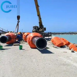 ポリエチレンの浚渫の管は6インチ パイプラインのHDPEの浚渫の砂のスラリー160Mmを浮かべる