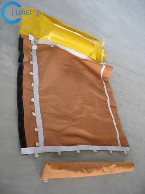 屑の浮遊残骸ブームの障壁オイルの浚渫のための吸収性の編まれたGeotextileの海洋の沈泥のカーテン