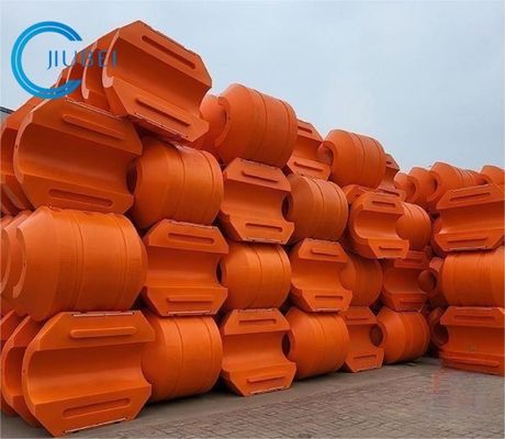 DN315 HDPE パイプは PE 殻と高密度PU 泡の詰め込みで浮いている